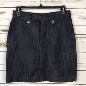 Banana republic denim skirt size 0